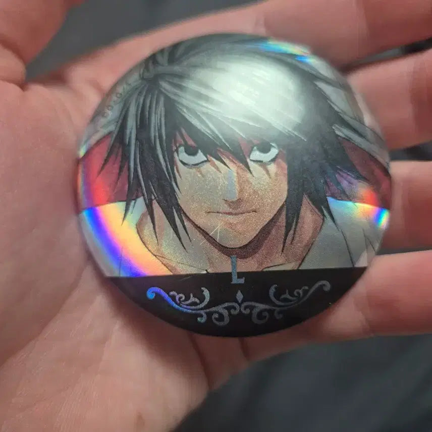 [BUNJANG] Death Note L Can Badge / 데스노트 데노 엘 캔뱃지 판매