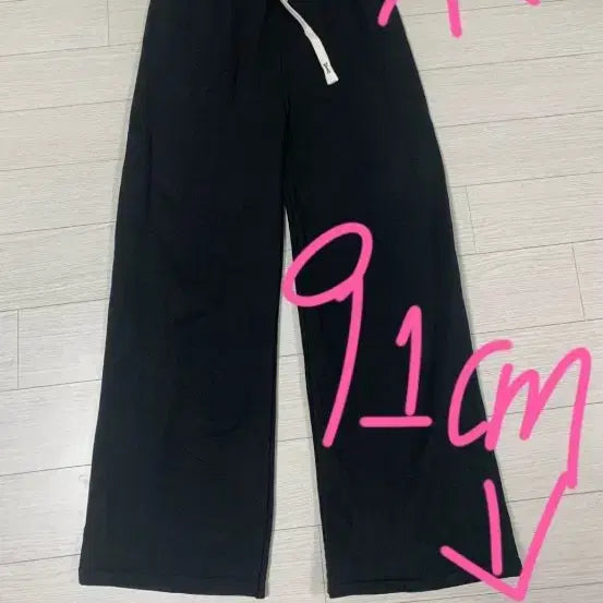 [SOLD OUT] 와이드 밴딩 팬츠 슬랙스 팬츠 일자핏 프릴팬츠