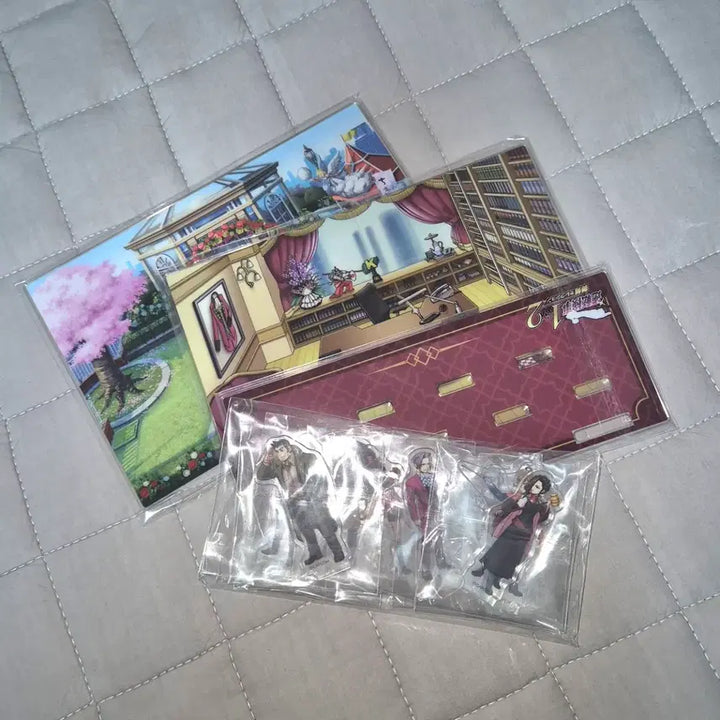 [BUNJANG] Gyakuten Kenji 1&amp;2 Mitsurugi Selection Mini Acrylic Stand Set / 역전검사 1&amp;2 미츠루기 셀렉션 패키지 미니 아크릴 세트