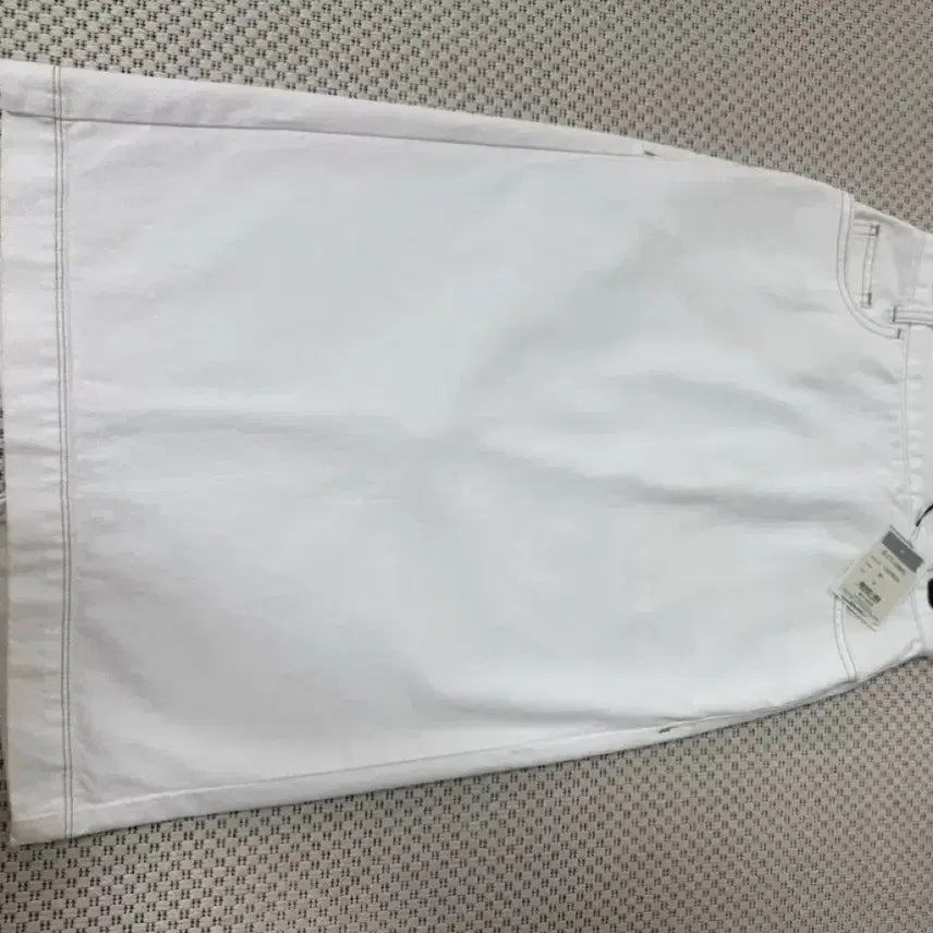 [BUNJANG] CC Collect White Denim Midi Skirt / 씨씨콜렉트 화이트진 스커트55.