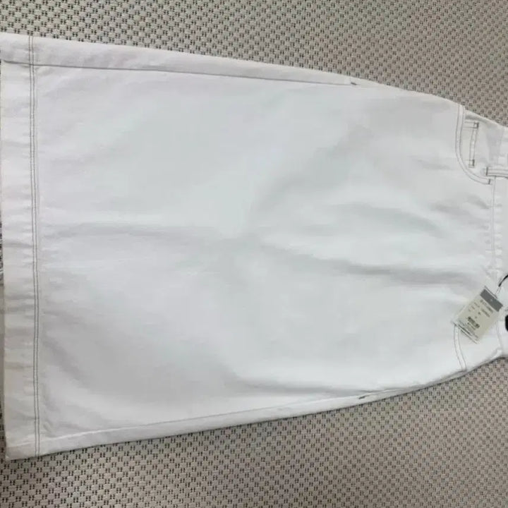 [BUNJANG] CC Collect White Denim Midi Skirt / 씨씨콜렉트 화이트진 스커트55.