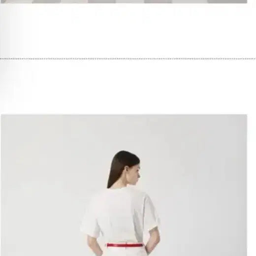 [BUNJANG] CC Collect White Denim Midi Skirt / 씨씨콜렉트 화이트진 스커트55.