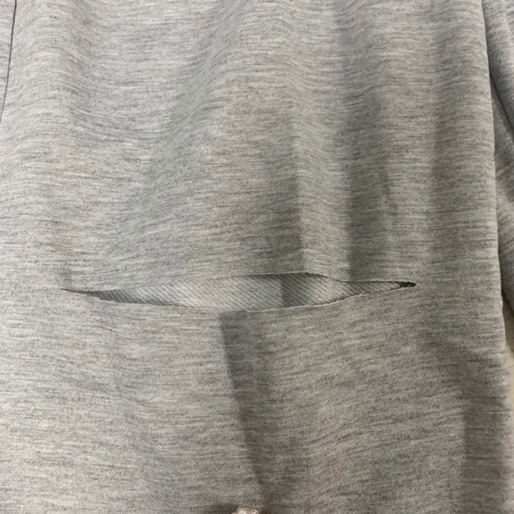 [SOLD OUT] 새것)찢와이드바지 컷팅 트임 트레이닝바지 회색
