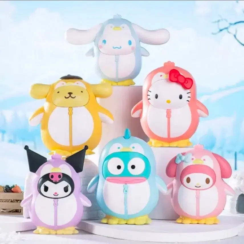 [BUNJANG] Sanrio Pompompurin Penguin Costume Figure / 산리오 펭귄 퍼레이드 피규어