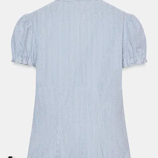 [BUNJANG] ZARA Poplin Frill Shirt Blue Stripe XL / 자라 포플린 프릴셔츠 블루스프라이트 xl