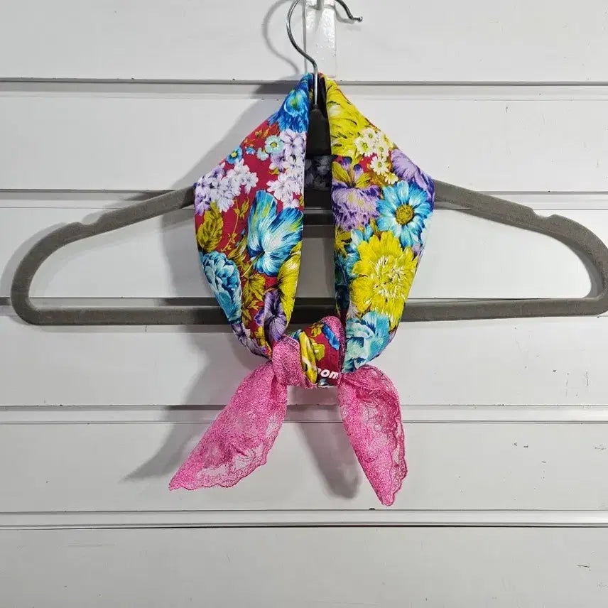 [SOLD OUT] 레노마 플라워  레이스포인트 스카프/보물찾기천사