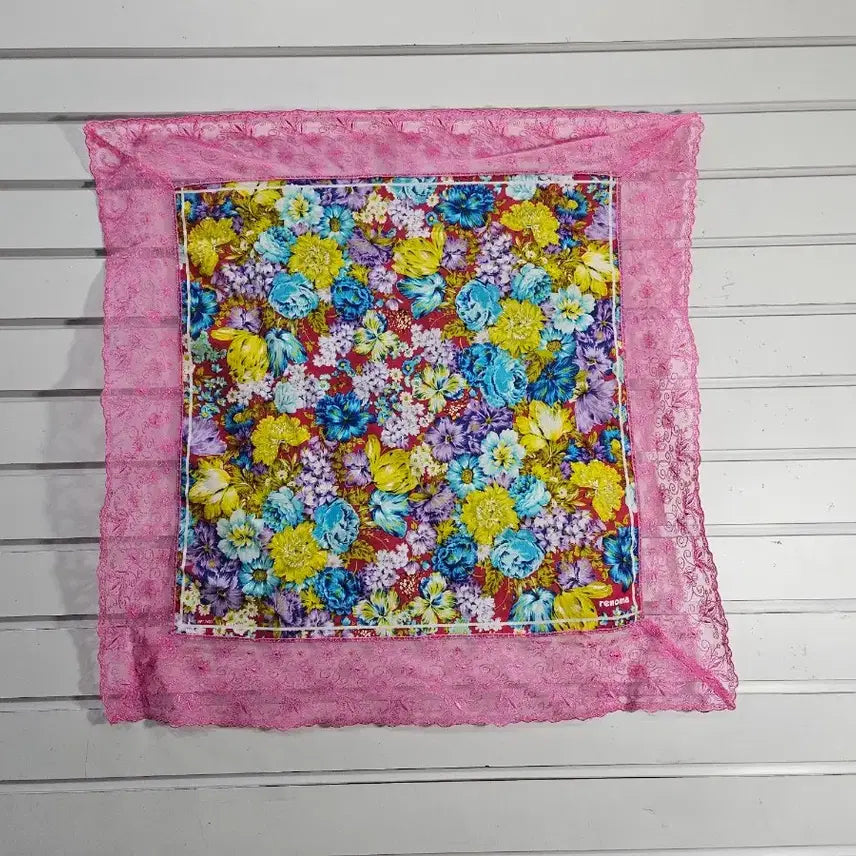 [SOLD OUT] 레노마 플라워  레이스포인트 스카프/보물찾기천사