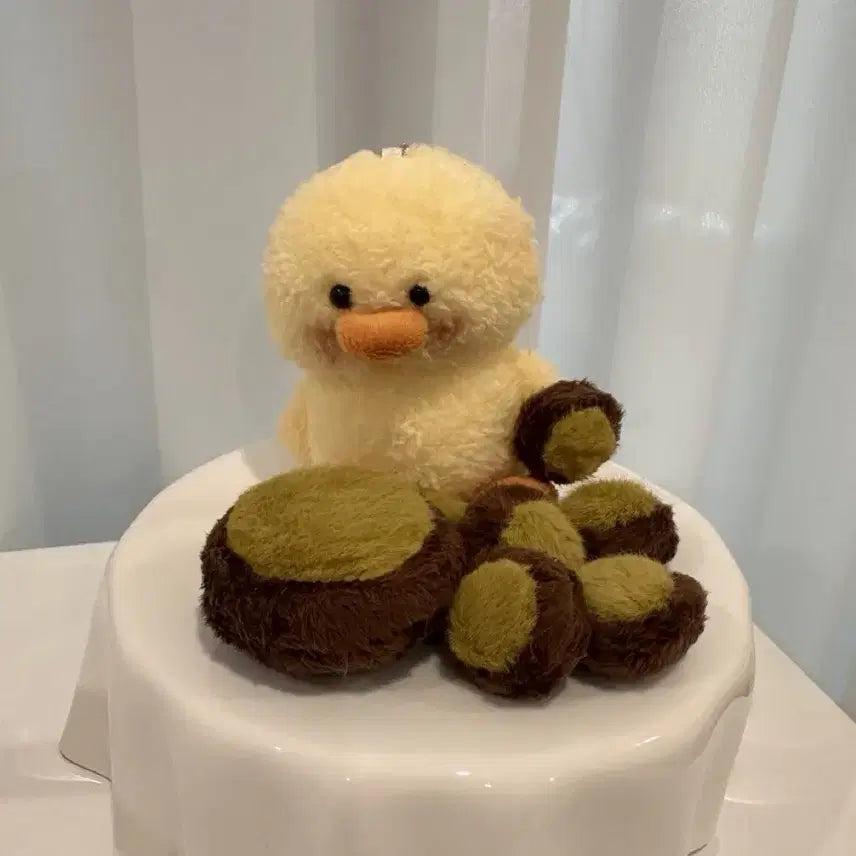 [BUNJANG] MildMumu 12cm Ddojjun-ku Duck Keyring Yellow / 새상품)마일드무무 12cm 두쫀쿠 뚱오리 키링 옐로우