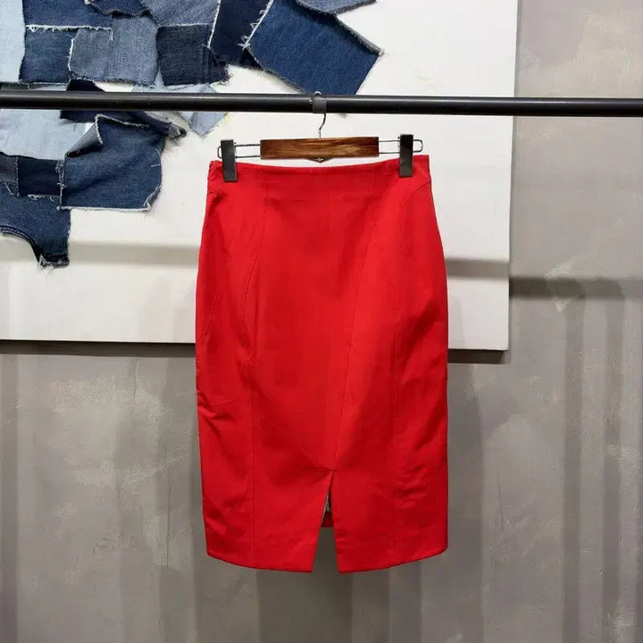 [BUNJANG] Missa H-Line Functional Office Midi Skirt / (25인치) 미샤 여성 H라인 기능성 오피스룩 미디 스커트 치마