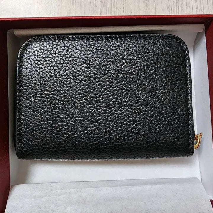 [BUNJANG] Ferragamo Gancini Zip Card Wallet / 새상품 페라가모 카프 간치니 지퍼 카드 지갑