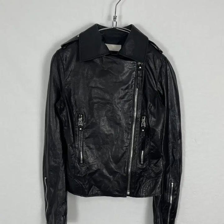 [BUNJANG] Vintage Real Leather Rider Jacket / Vintage 리얼레더 라이더 자켓