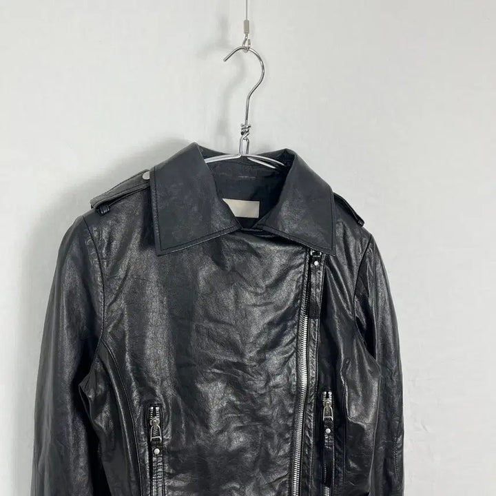 [BUNJANG] Vintage Real Leather Rider Jacket / Vintage 리얼레더 라이더 자켓