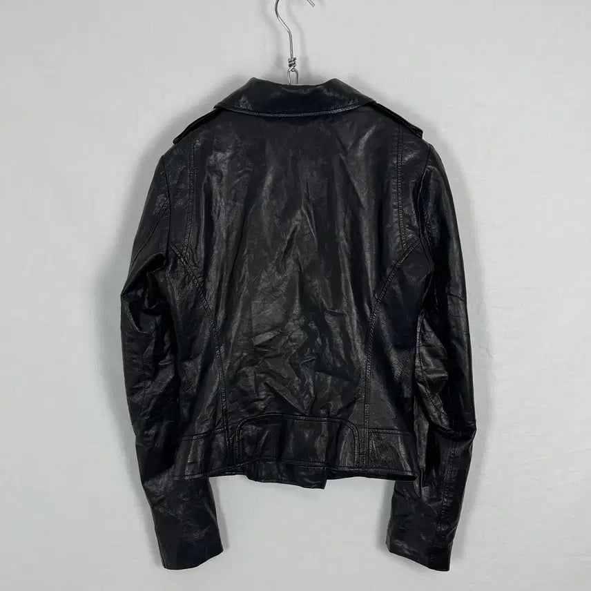 [BUNJANG] Vintage Real Leather Rider Jacket / Vintage 리얼레더 라이더 자켓
