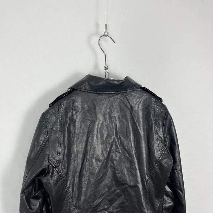 [BUNJANG] Vintage Real Leather Rider Jacket / Vintage 리얼레더 라이더 자켓