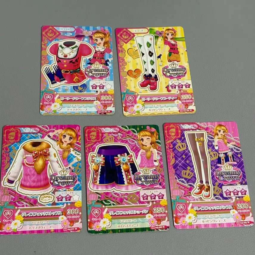 [SOLD OUT] (일괄) 아이카츠 아카리 동화카드 일판 세트, 조각