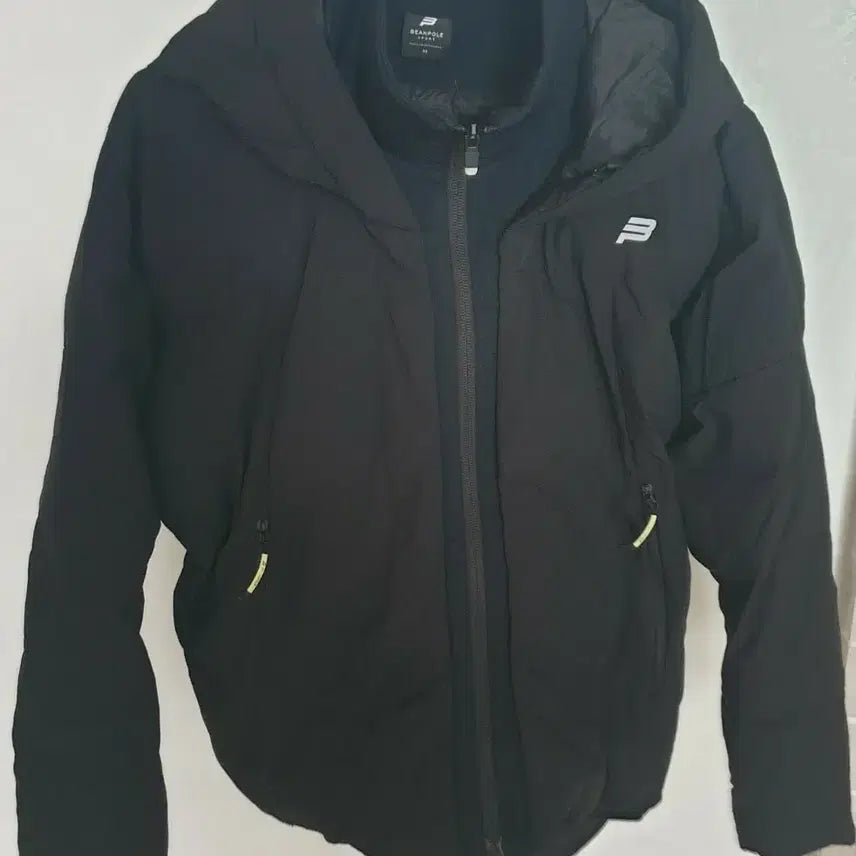 [BUNJANG] Beanpole Sports Black Hooded Padded Jumper / 빈폴스포츠 블랙 후드 패딩 점퍼
