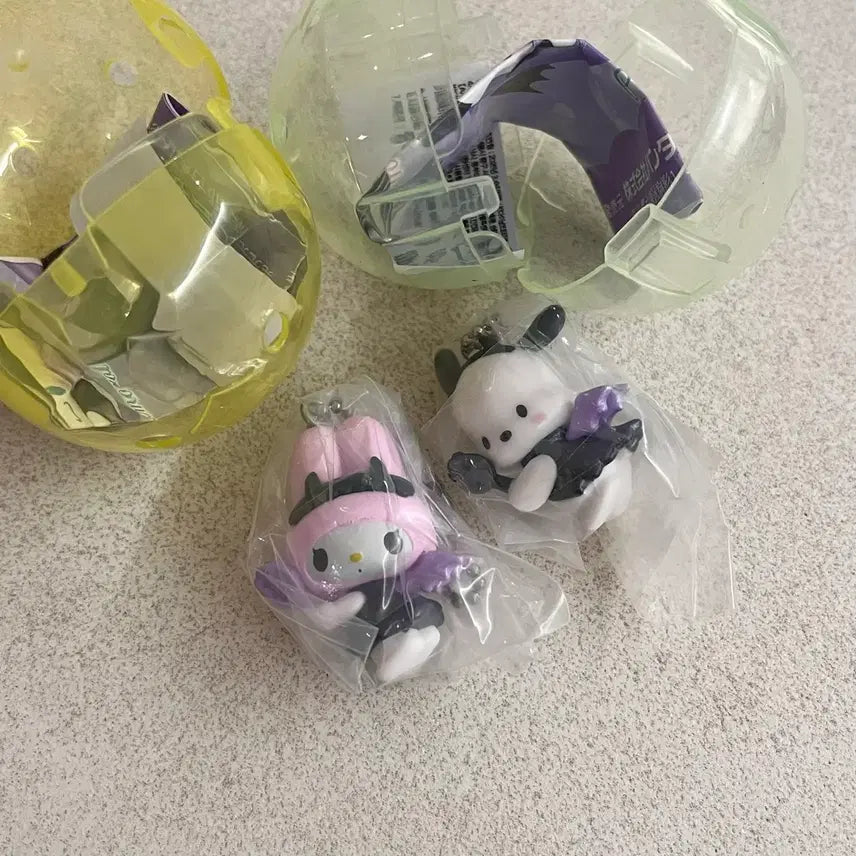 [BUNJANG] Sanrio Pochacco My Melody Devil Keyring / 산리오 리틀 데빌 악마 키링 가챠 포차코 마이멜로디