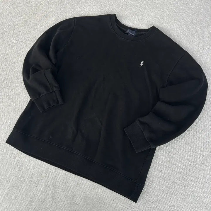[BUNJANG] Polo Ralph Lauren Black Sweatshirt / 폴로 랄프로렌 블랙 맨투맨 95-100