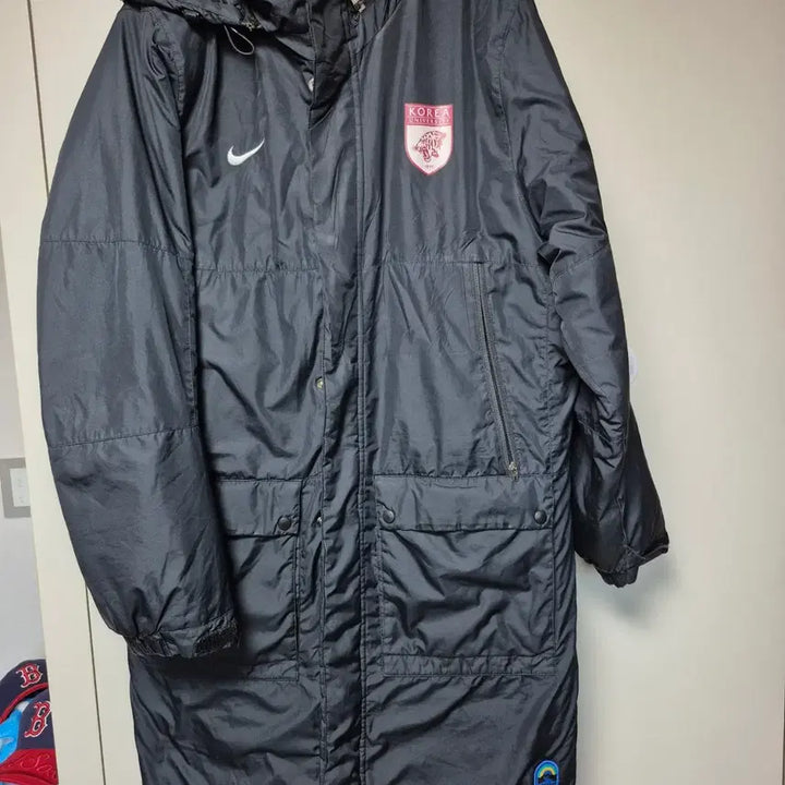 [BUNJANG] Nike Long Padded Jacket (Goryeo University) - Size 110 / 나이키 롱패딩 고려대학교 패딩 110사이즈 팝니다