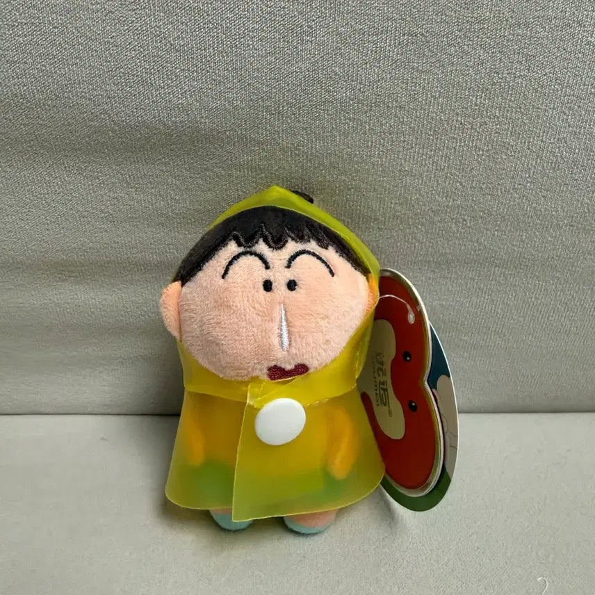 [BUNJANG] Crayon Shin-chan Bikkuri Man-gu Raincoat Doll Keyring / 새상품) 짱구는못말려 우비 맹구 인형 키링