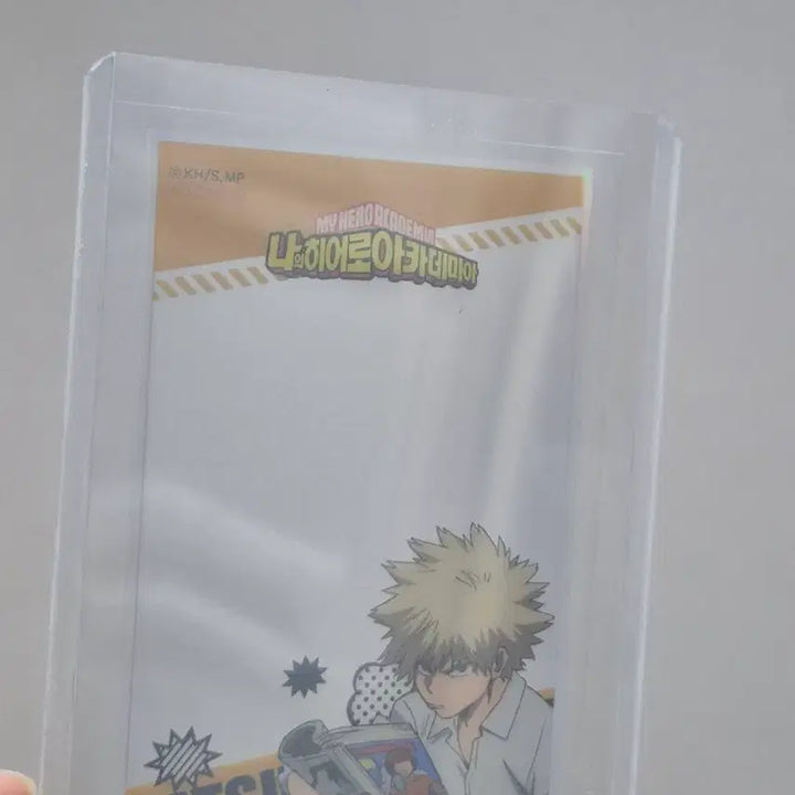 [BUNJANG] My Hero Academia Bakugo Collaboration Cafe Special Clear Card Film / 나히아 히로아카 바쿠고 콜라보카페 특전 클리어 카드 필름