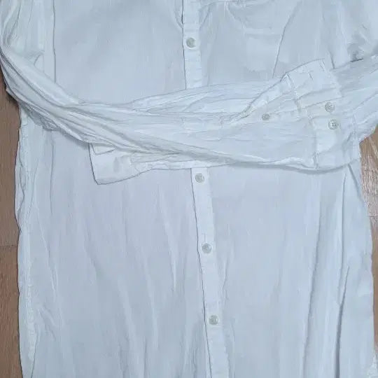 [BUNJANG] ZIOZIA White Linen Shirt 100 / 지오지아 화이트 린넨셔츠 100