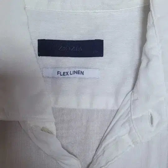 [BUNJANG] ZIOZIA White Linen Shirt 100 / 지오지아 화이트 린넨셔츠 100