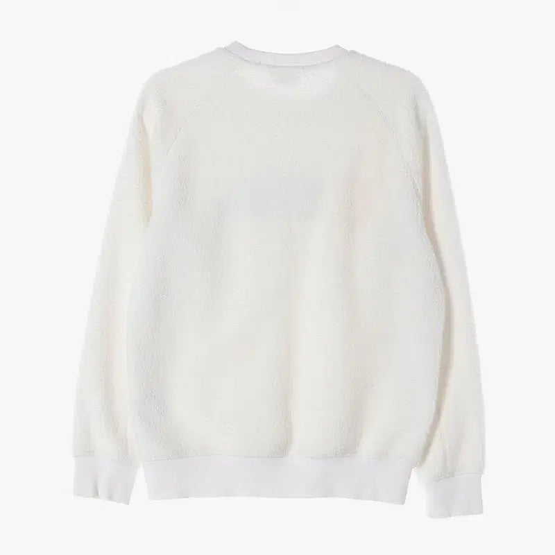 [BUNJANG] National Geographic Fleece Sweatshirt M / 내셔널지오그래픽 로고 뽀글이 플리스 맨투맨 M