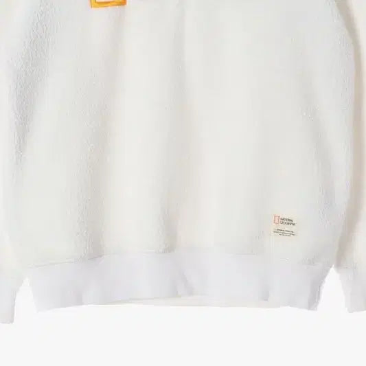 [BUNJANG] National Geographic Fleece Sweatshirt M / 내셔널지오그래픽 로고 뽀글이 플리스 맨투맨 M