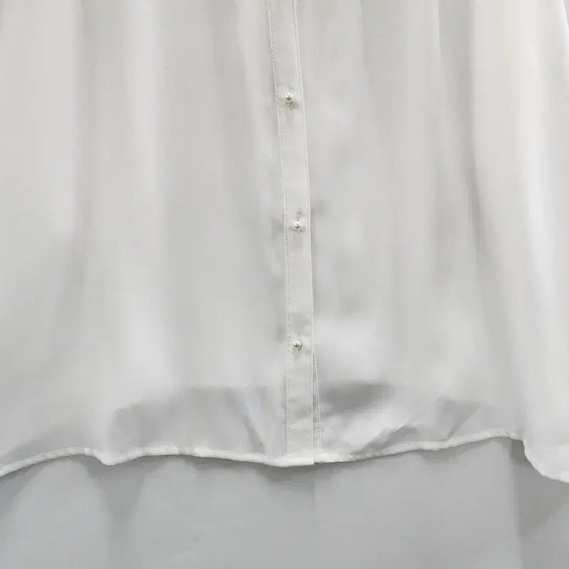 [BUNJANG] NICE CLAUP Feminine Minimal Cardigan Blouse / NICE CLAUP 페미닌 미니멀 가디건 블라우스 F