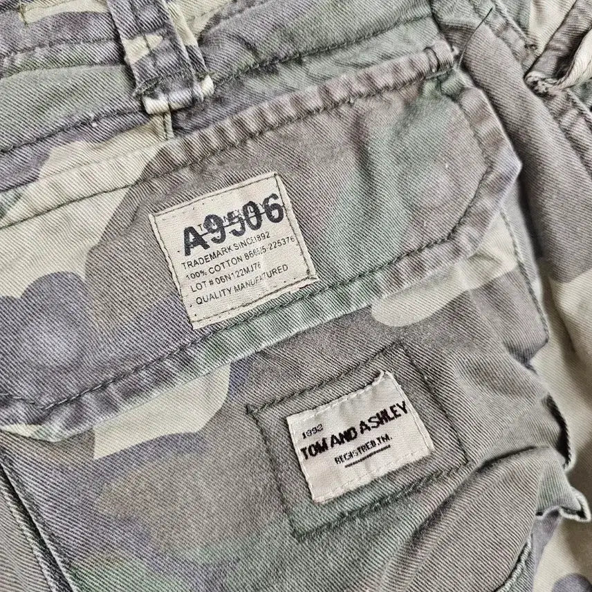 [BUNJANG] Tom and Ashley Original Camouflage Cargo Pants / [28] 탐앤애슐리 빈티지 오리지널 카모플라쥬 카고 팬츠