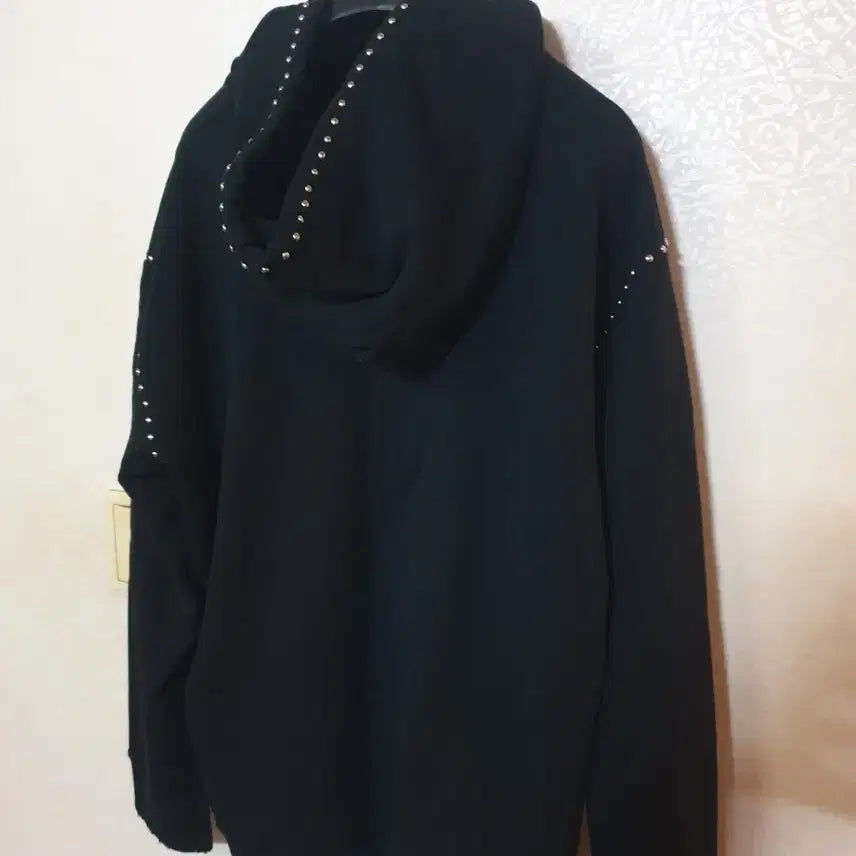 [BUNJANG] MM6 Maison Margiela Studded Hoodie XL / 마르지엘라 MM6 스터드 후디 블랙 XL