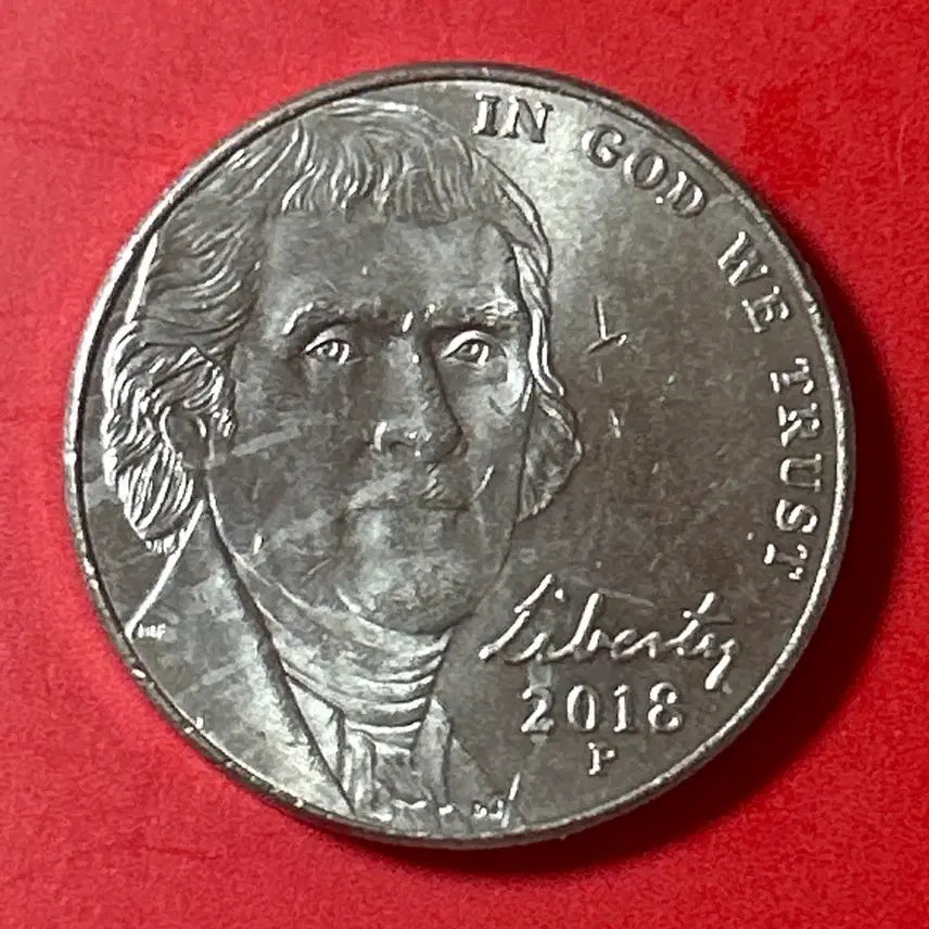 [BUNJANG] 2018 US Nickel Coin J38 / 2018년 미국 니켈 주화 J38