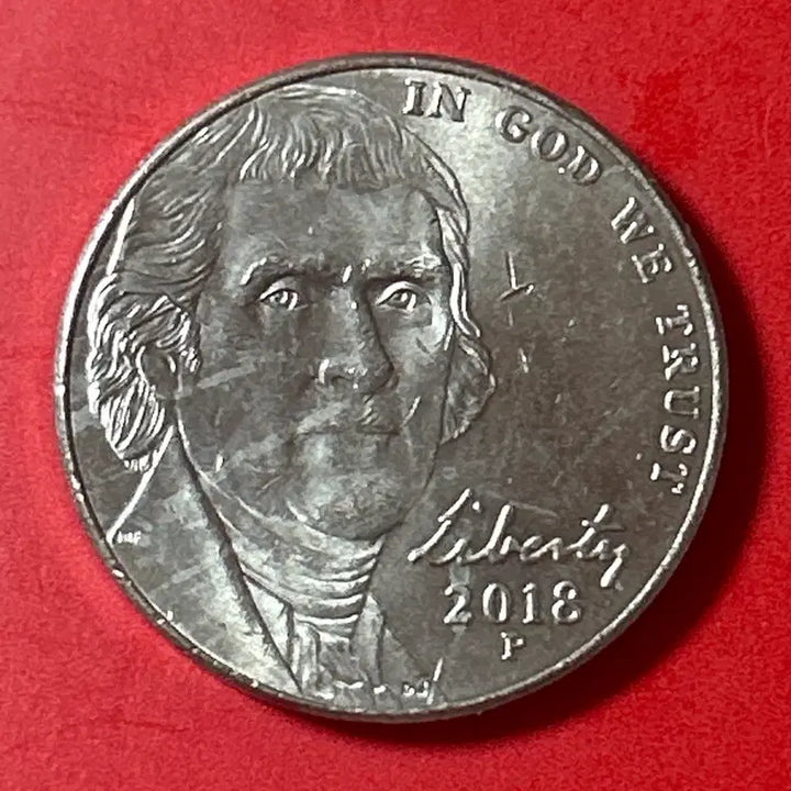 [BUNJANG] 2018 US Nickel Coin J38 / 2018년 미국 니켈 주화 J38