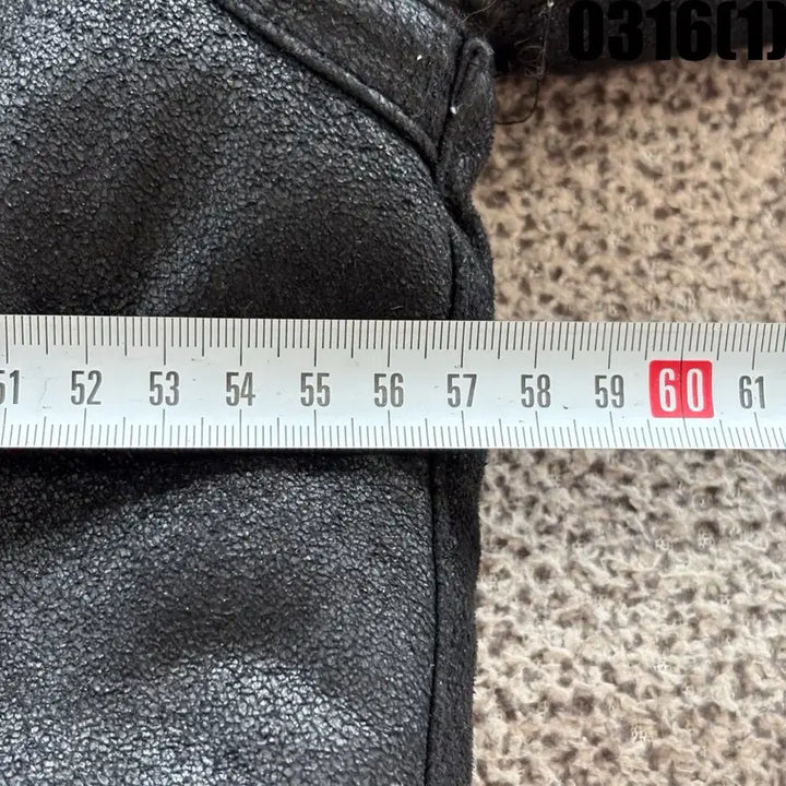 [SOLD OUT] 노모어 블랙 무스탕 스타일 자켓 L