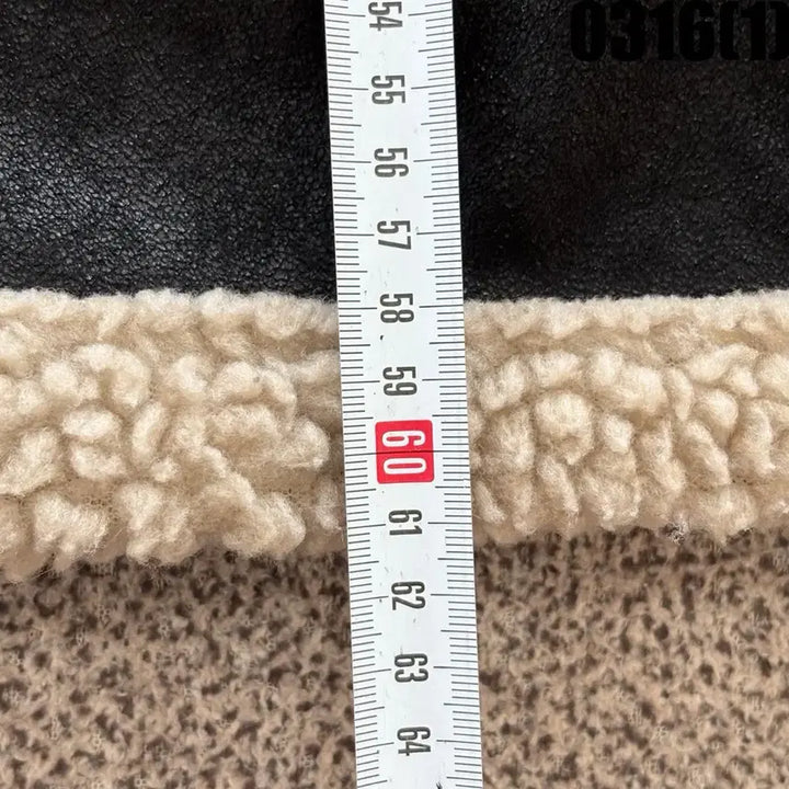 [SOLD OUT] 노모어 블랙 무스탕 스타일 자켓 L