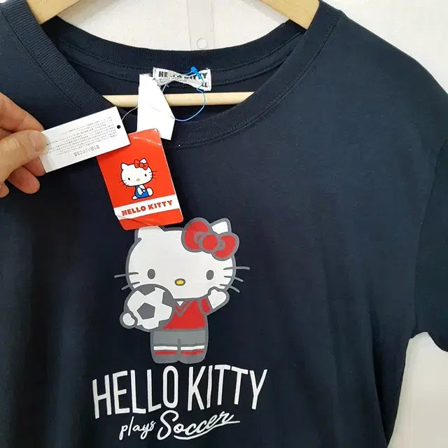 [BUNJANG] Sanrio Hello Kitty Navy T-Shirt / [새상품] Sanrio 헬로키티 티셔츠 네이비