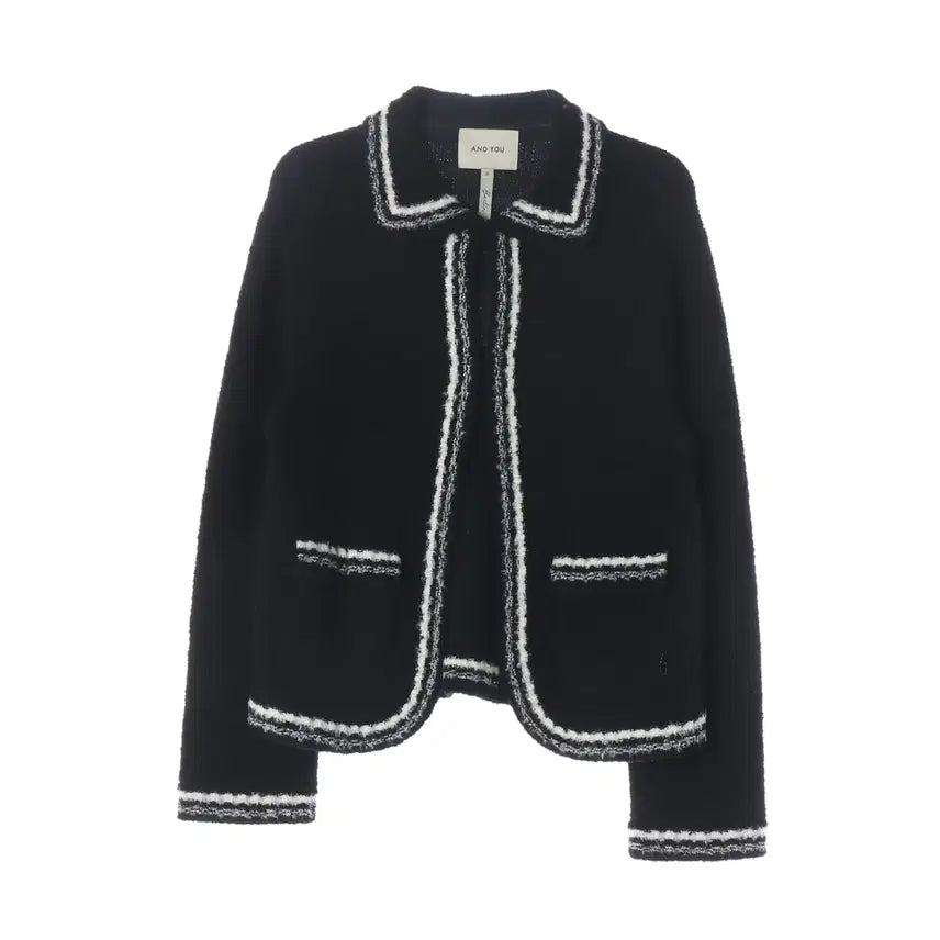[BUNJANG] 앤유 23FW Wool Cashmere Blend Tweed Jacket / 앤유 23FW 울 캐시미어 블렌드 배색 트위드 재킷