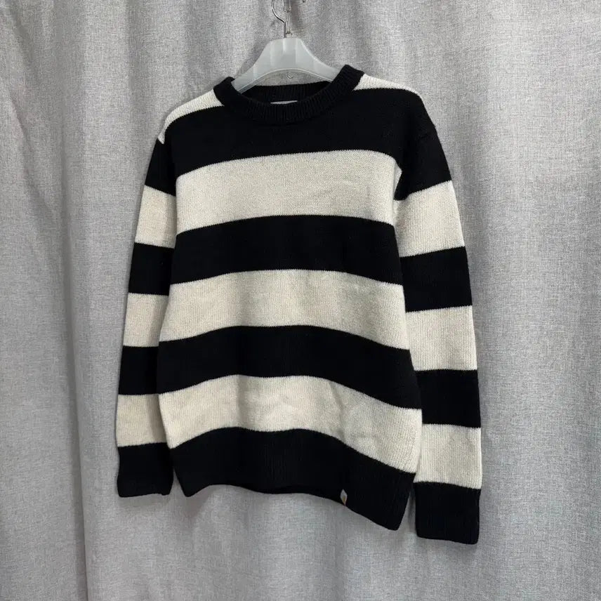 [BUNJANG] Carhartt WIP Alvin Stripe Knit Sweater / [L] 칼하트 WIP 알빈 스트라이프 긴팔 니트