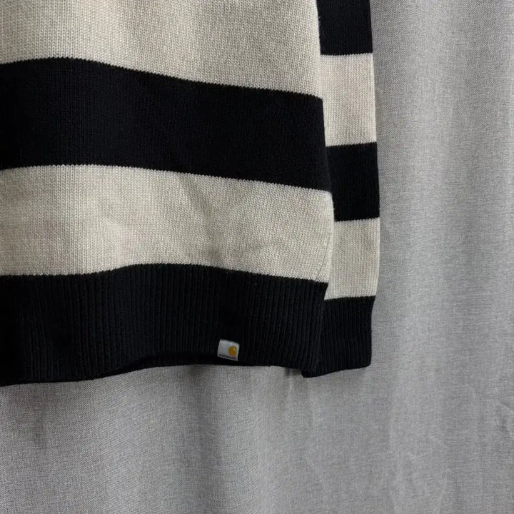 [BUNJANG] Carhartt WIP Alvin Stripe Knit Sweater / [L] 칼하트 WIP 알빈 스트라이프 긴팔 니트