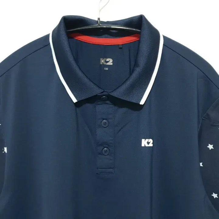 [BUNJANG] K2 Functional Short-Sleeve Polo Shirt / K2 기능성 반팔 카라티 100_i4290