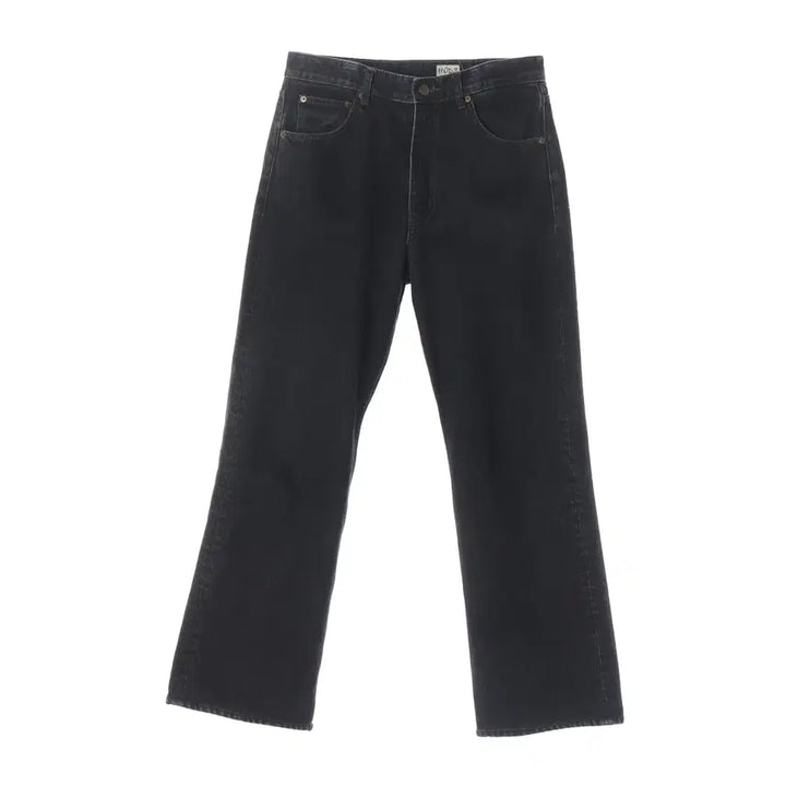 [BUNJANG] Mod9 21SS Straight Semi-Wide Black Denim Pants / 모드나인 21SS 스트레이트 세미 와이드 흑청 데님팬츠