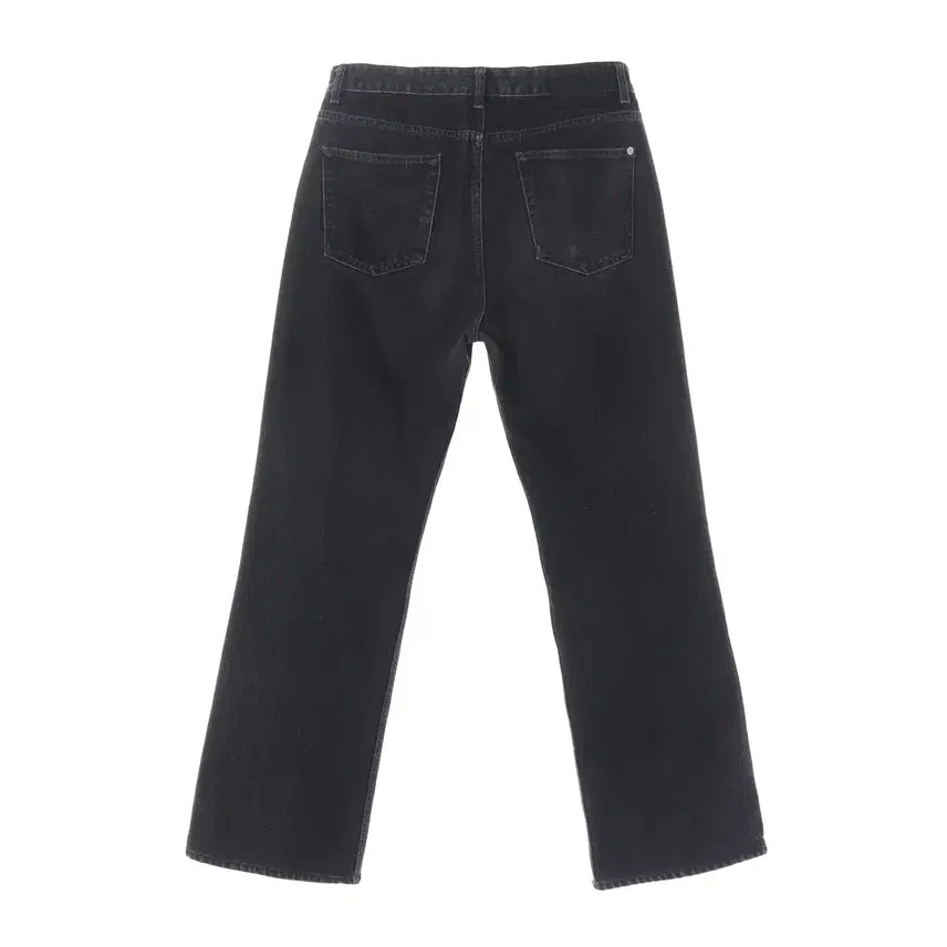 [BUNJANG] Mod9 21SS Straight Semi-Wide Black Denim Pants / 모드나인 21SS 스트레이트 세미 와이드 흑청 데님팬츠