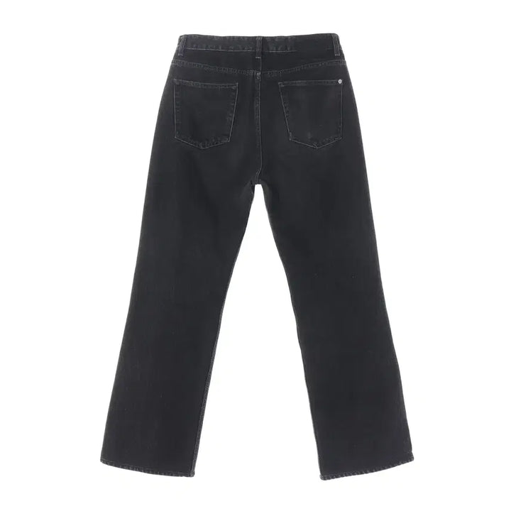 [BUNJANG] Mod9 21SS Straight Semi-Wide Black Denim Pants / 모드나인 21SS 스트레이트 세미 와이드 흑청 데님팬츠