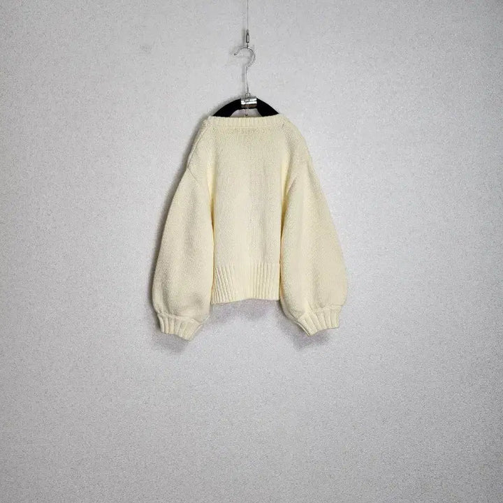 [BUNJANG] ZARA Pearl Button Volume Sleeve Cropped Cardigan / 자라 보석단추 볼륨소매 가디건66