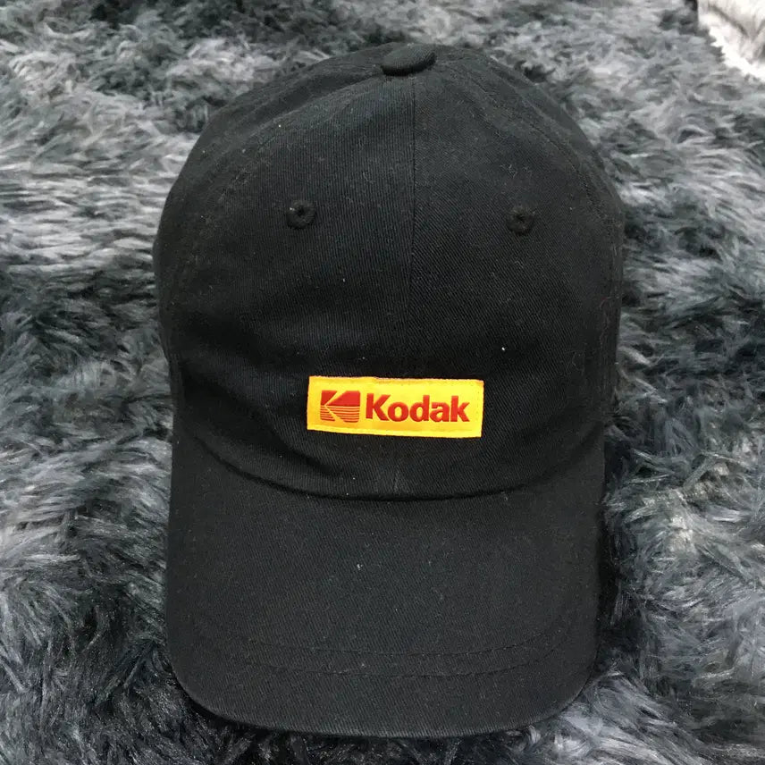 [BUNJANG] TUTTI KODAK Daily Cap Black Baseball Cap / 투티/0370 KODAK 코닥 데일리 모자 블랙 캡 심플 야구