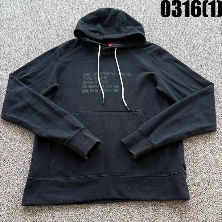 [SOLD OUT] 나이키 스포트웨어 블랙 후드티 M