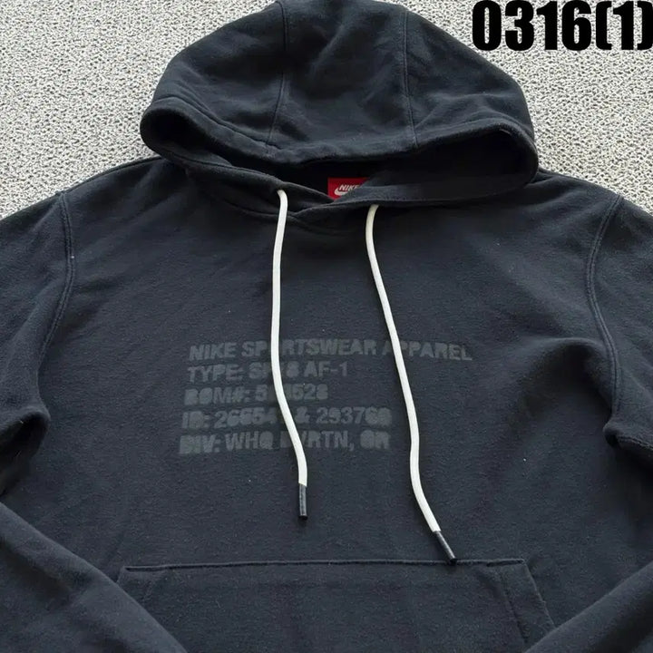 [SOLD OUT] 나이키 스포트웨어 블랙 후드티 M