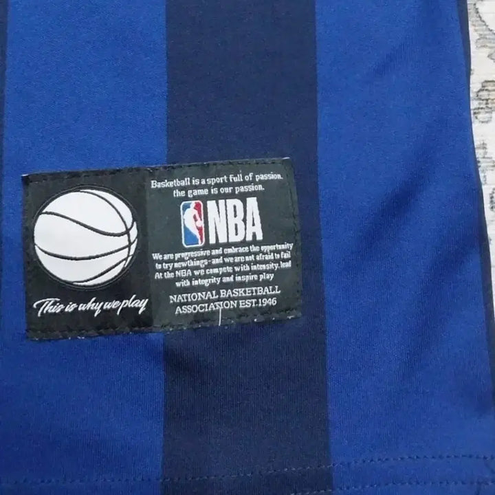 [BUNJANG] NBA Minnesota Stripe T-shirt / NBA 미네소타 스트라이프 반팔 티셔츠 M