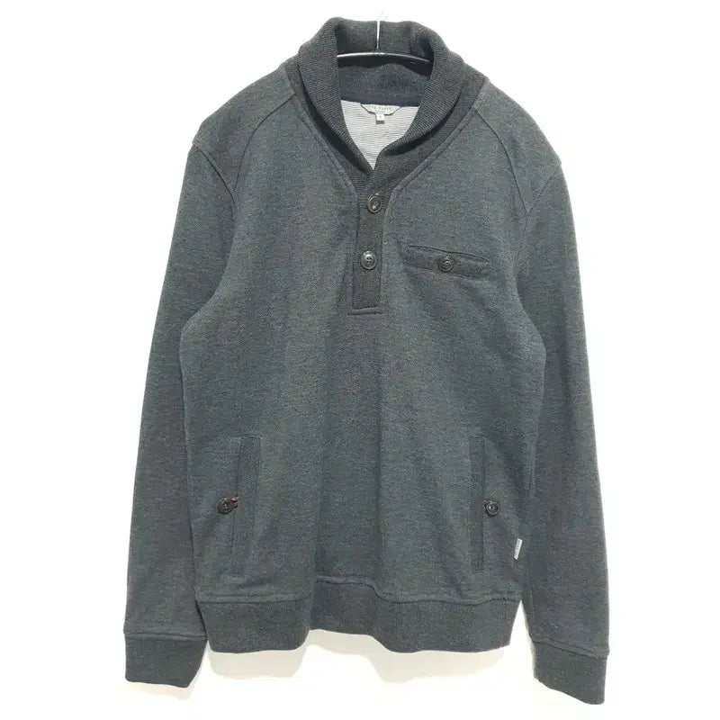 [BUNJANG] Ted Baker Shawl Collar Fleece Sweatshirt / TED BAKER 테드 베이커 숄카라 기모 맨투맨 2_i4443